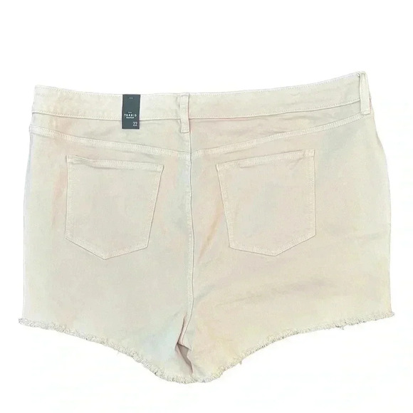 Torrid Womens 5 Inch Vintage Stretch High-rise Shorts Denim Plus Size 22 Pink - Picture 9 of 13